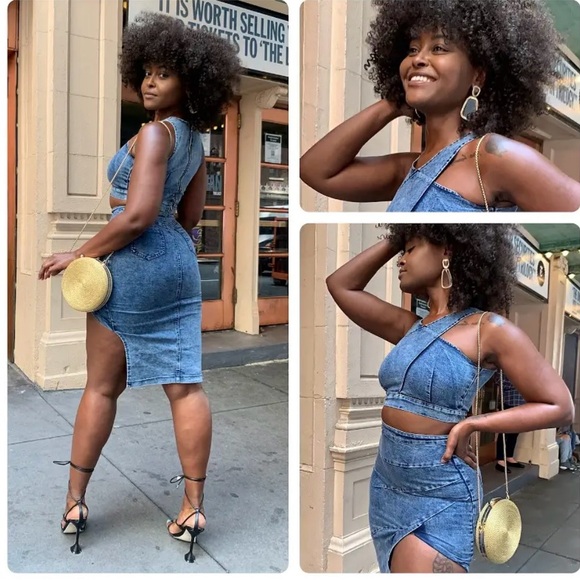 NWT PANDO stretch denim SET FROM souk + SEPIA - Picture 2 of 7